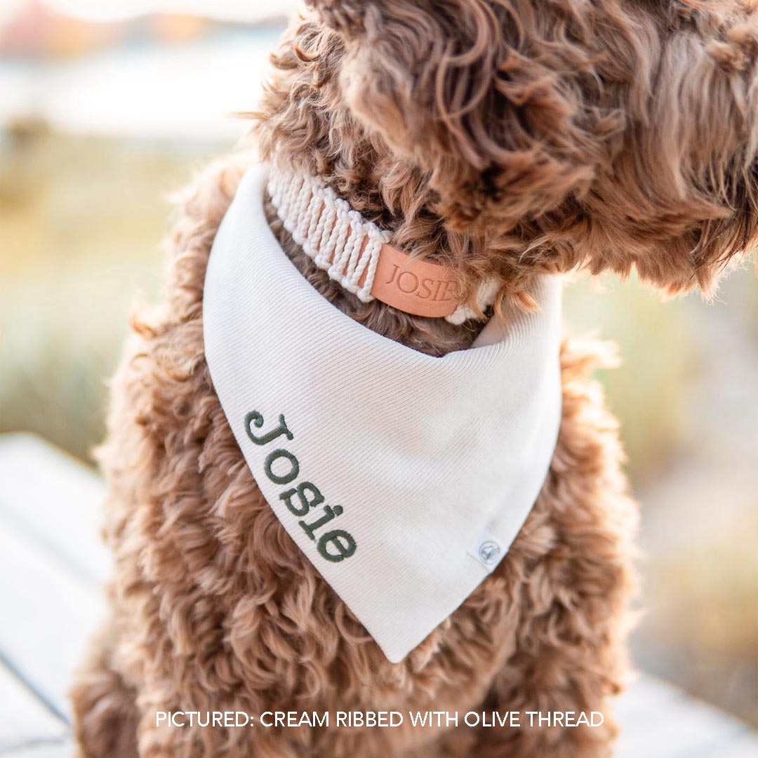 Custom Name Embroidered Bandana