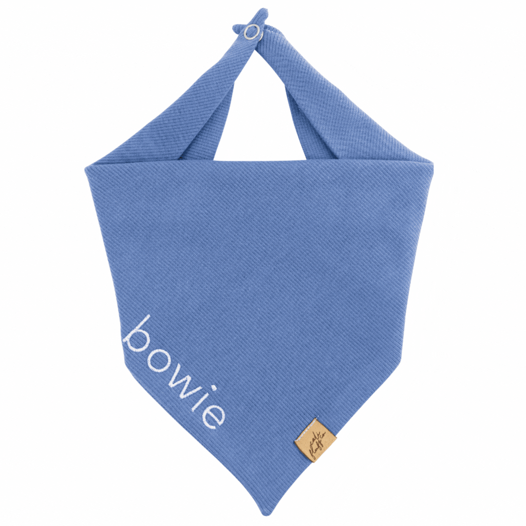Custom Cotton Rib Embroidered Bandana