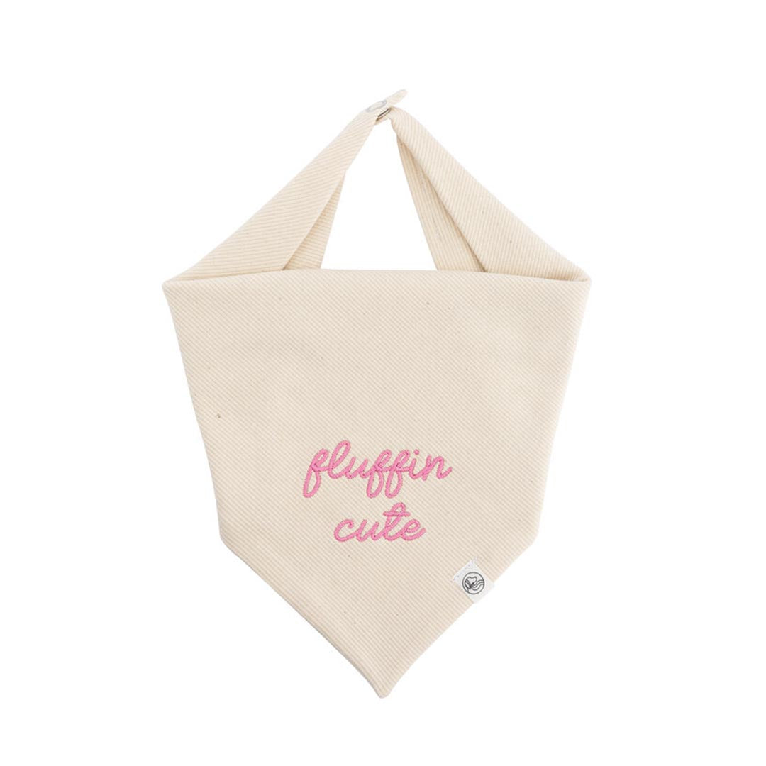 Fluffin Cute Embroidered Bandana