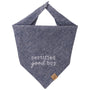 Custom Chambray Embroidered Bandana