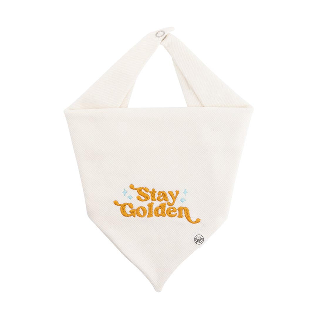 Stay Golden Embroidered Bandana