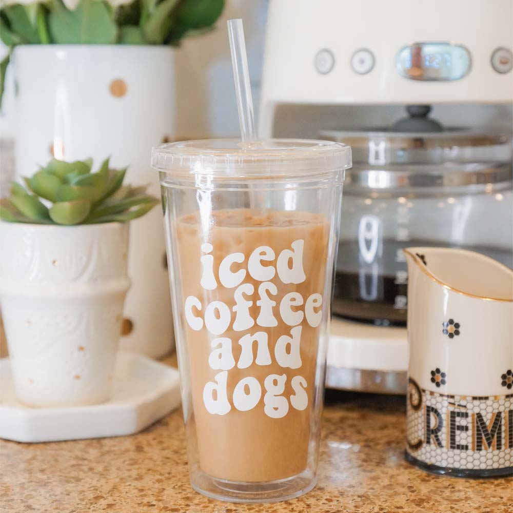 Iced Coffee & Dogs Tumbler